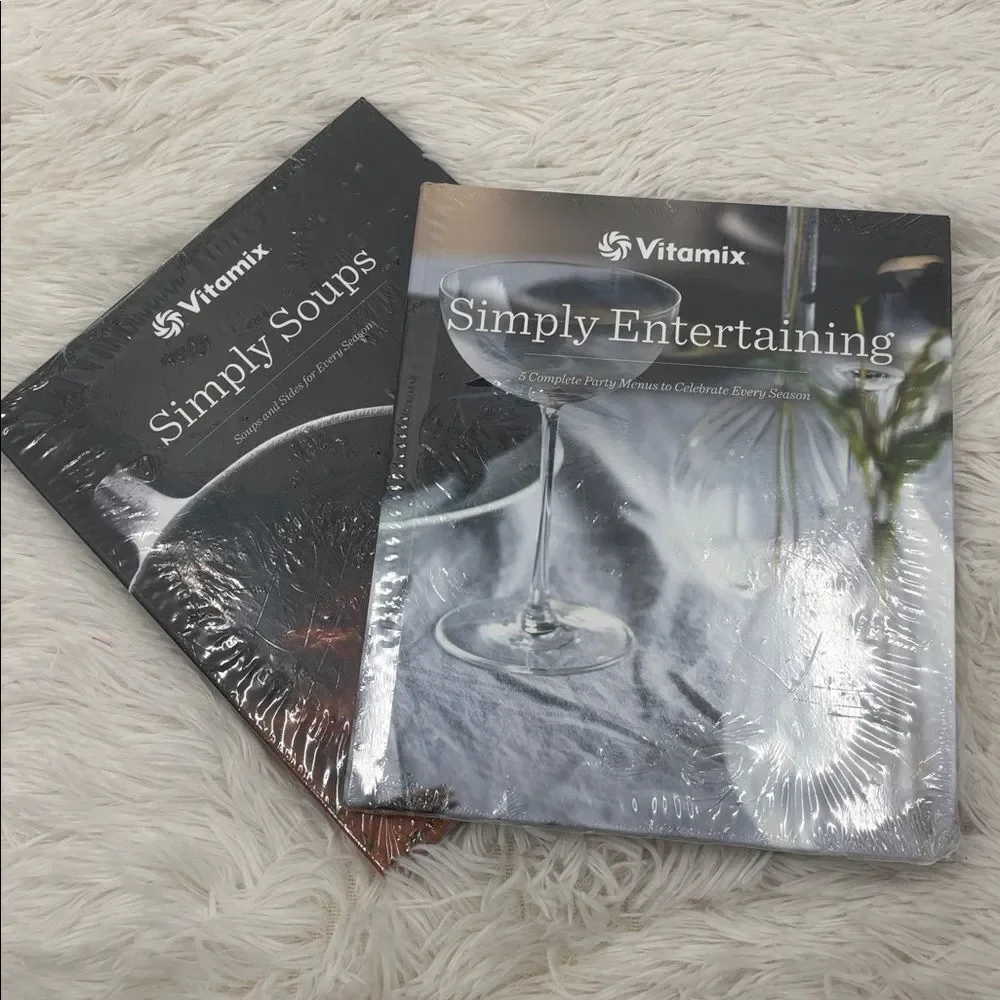 Vitamix Books Set of Two New